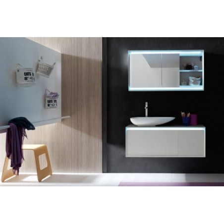 Collezione arredo bagno AK e.45 - composizione 8